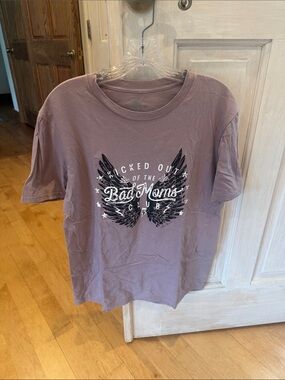 Bad Moms Club Short Sleeve Tee - Mauve
